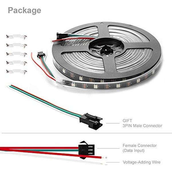 130Ft Led Strip Lights (2 Rolls of 65ft), Music Strip Lights RGB Color Changing,APP Control Strip Lights for Bedroom, Living Room, Party Decorationcontrol Strip Lights (Multi-Color