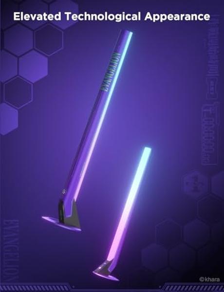 Govee x Evangelion RGBIC Gaming Light Bars H6047 with Smart Controller, Wi-Fi Smart LED Gaming Lights with Music Modes, 62 Scene Modes Built, Work with Alexa & Google Assistant, Ga