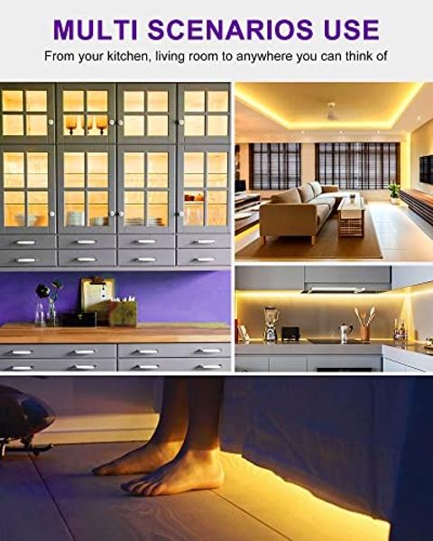 Lithonia Lighting 4ft Light Fixture, LED Strip Light, MVOLT, 4000K Cool White Light 4-Foot, 2-Light, White (MNSL L48 2LL MVOLT 40K 80CRI M6)