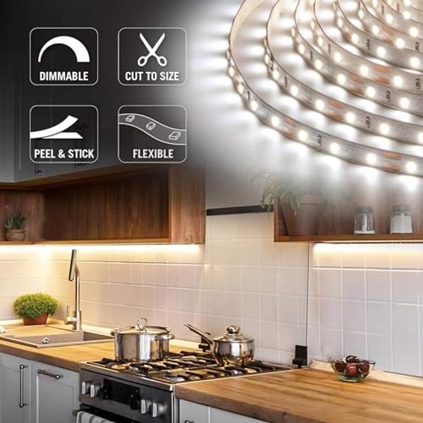 Armacost Lighting 152210 RibbonFlex Pro Series 60 LED Lights, 8.2 ft, 4000K,