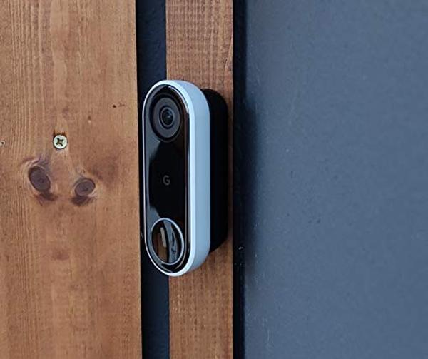 Ring Doorbell Vinyl Siding Mount, Adjustable 30 to 55 Angle Doorbell Mount Compatible with Ring Wireless Video Doorbell, Doorbell Camera Holder Bracket Wedge for Apartment, offices
