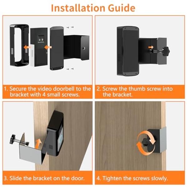 WYZE Wireless Duo Cam Video Doorbell (Chime Included), Battery Powered, 2K Full HD Video, 2 Cameras (People and Package), 2-Way Audio, Color Night Vision