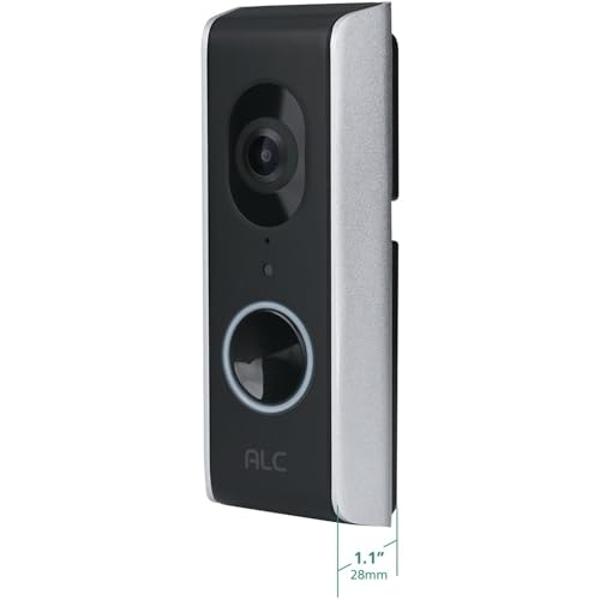 WYZE Wireless Duo Cam Video Doorbell (Chime Included), Battery Powered, 2K Full HD Video, 2 Cameras (People and Package), 2-Way Audio, Color Night Vision