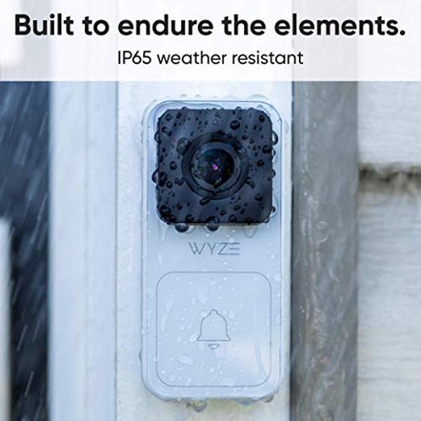 Arlo Video Doorbell 2K | 2nd Gen | Wire-Free/Wired Option, 2-Way Audio, Night Vision, Head to Toe Video View, Integrated Siren | Live Stream | Real Time Notifications |180 Deg Wide