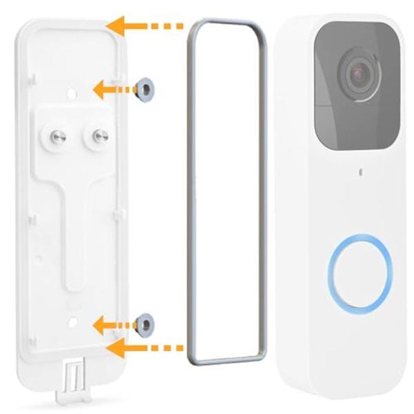 Blink Doorbell Backplate Replacement, Back Plate Part Compatible with Blink Video Doorbell, with Mount Accessory(2 Pack)