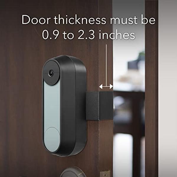 TECKNET Wireless Doorbell, Self-Powered Plug-Through Door Bell, IP66 Waterproof Door Bells for Homes Classroom with 60 Ringtones & 5 Level Volume, 1300ft Range Doorbells with LED L