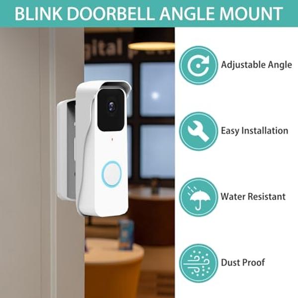Wireless Doorbell JSIEEM 1200 feet Waterproof Door Bells & Chimes Wireless with Flash LED Light 36 Melodies 4 Volume Levels for Home Office (2 Receivers& 1 Touch Button, Black)