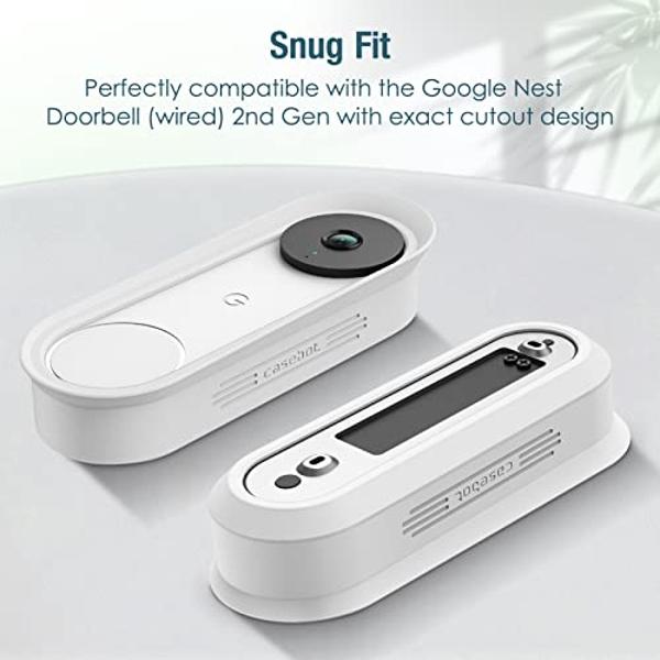 Wireless Doorbell,Mini Doorbell 500ft Range 0-110dB Mute Mode 39 Doorbell Chimes,5 Levels Volume Adjust & Doorbell with LED Light,Easily Install at Office,Hotel,Home,Villa,Apartmen