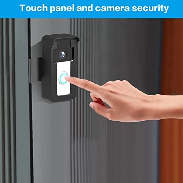 Anti-Theft Doorbell Mount for Apartment, No Drill Door Bell Holder Compatible for Ring Doorbell, Blink Video Doorbell, Google Doorbell & Most Video Doorbell, Doorbell Kits for Door