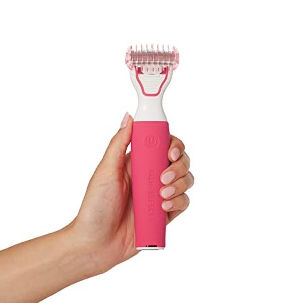 Clio PALMPERFECT Women's Electric Shaver and Bikini Trimmer - Versatile Cordless Wet Dry Shaver, Close, Gentle Shave Without Irritation or Discomfort, Perfect for Legs, Underarms, 