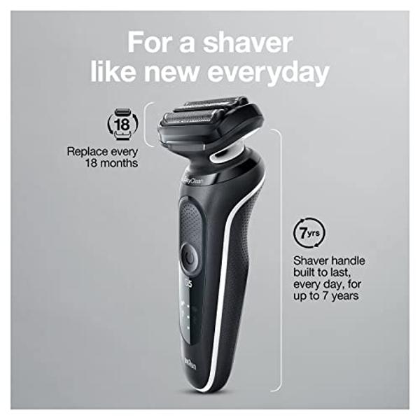 Braun Series 9 Pro 9487cc Electric Razor for Men, Wet & Dry, Electric Razor, Rechargeable, Electric Shaver with Clean & Charge Station and ProCare Attachment