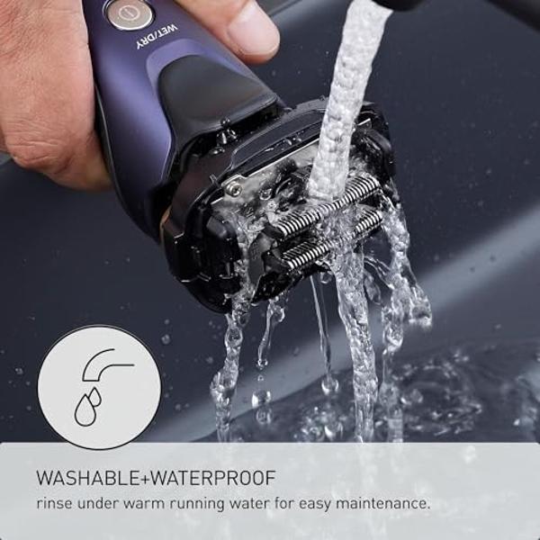 Electric Razor for Women: 2-in-1 Painless Epilator & Hair Removal Kit, Wet&Dry Use, Cordless, Type-C Rechargeable with Facial Hair Trimmer, 3-Blade Shaver Head, Plus Replacement Ti