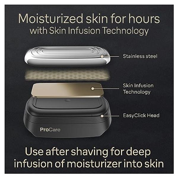 MANSCAPED® The Handyman™ Compact Face Shaver – Portable Men’s Travel Facial Hair Groomer, USB-C Rechargeable Razor, Electric Foil Face Shaver, Dual-Action SkinSafe® Foil Blades, Ro