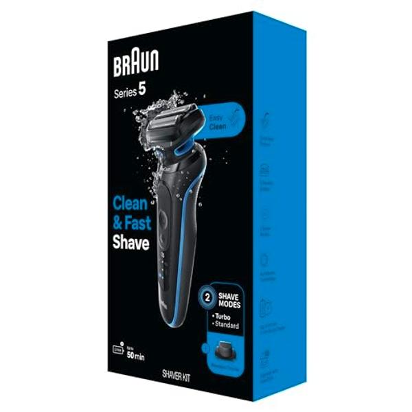Braun Series 9 PRO+ Electric Razor for Men, 5 Pro Shaving Elements and Shave-Preparing ProComfort Head for Closeness & Skin Comfort, 6in1 SmartCare Center, Wet or Dry Use, Charging