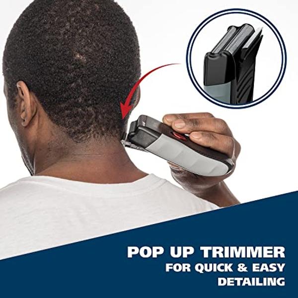Wahl Bump-Free Rechargeable Foil Shaver with Hypoallergenic Titanium Cutters for Close, Smooth Shaving - Model 7339-300