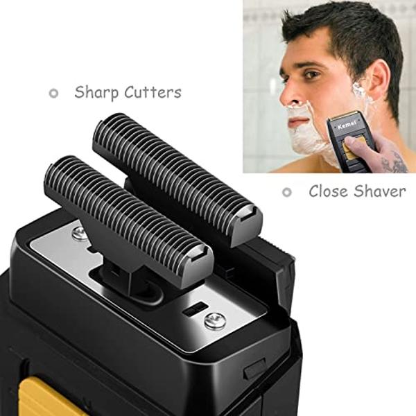 Panasonic ES-RT51-S Arc3 Wet/Dry 3-Blade Pivoting Head Built-in Pop-up Trimmer Cordless Electric Razor for Smooth and Comfortable Shave Travel Pouch Included