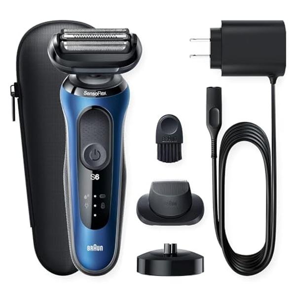Braun Series 8 Electric Razor for Men, with 4+1 Shaving Elements & Precision Long Hair Trimmer, Close & Gentle Even on Dense Beards, Wet & Dry Electric Razor with 60min Runtime, 85