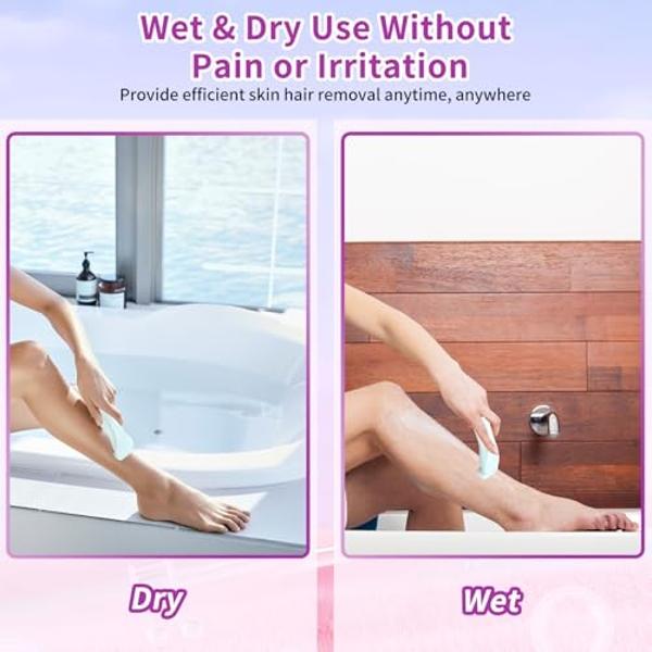 Dusk Razor for Women, Glide Pro 3.0 Razor, Duskofficial Razor Electric Shaver for Women, Dusk Glide Pro 3.0 Shaver, Silk Glide Pro Shaver, 2-in-1 Waterproof Painless Hair Removal W
