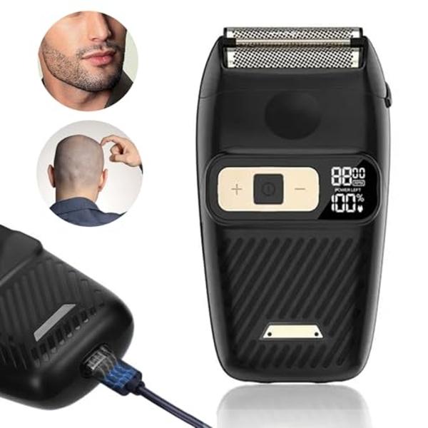 Foil Shaver Foil shavers for Men Electric Shaver Head Shavers for Bald Men Waterproof Trimmer Electric Razor for Head Face Barber Men's Shaving Machine Cordless Portable Rechargeab