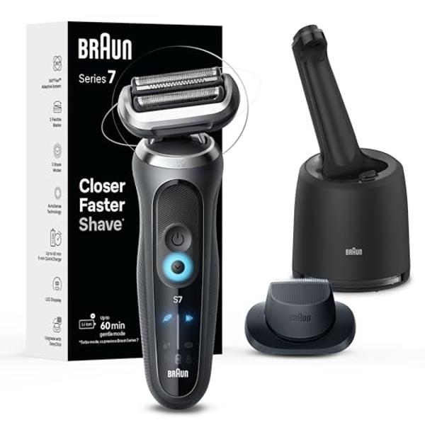 Wahl Bump-Free Rechargeable Foil Shaver with Hypoallergenic Titanium Cutters for Close, Smooth Shaving - Model 7339-300