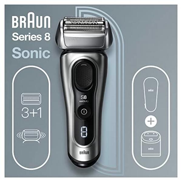 Wahl Professional 5 Star Vanish Shaver Cordless with Pop Foil Bars Ergonomic Design 100 Min Runtime Lithium Ion Battery