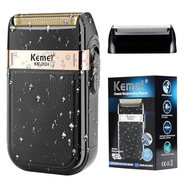 Andis 42400 inLINER All-in-One Trim & Shave Hair Trimmer and Foil Shaver Kit, Silver