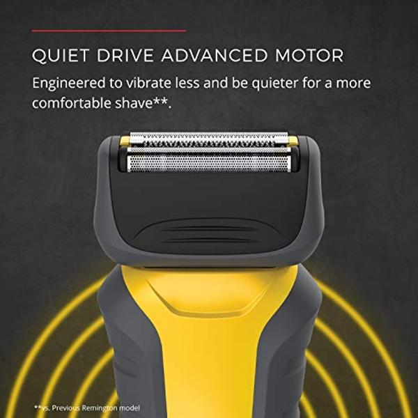 Remington Virtually Indestructible Foil Shaver for male 5100 PF7855, Yellow