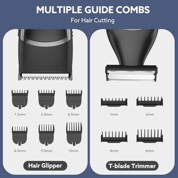 Electric Razor for Men, Waterproof Foil Shaver, with Beard Trimmer and Body Groomer, Rechargeable, Charging Stand Included Electric Shaver shavers for Men Razors，