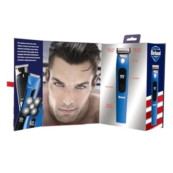 Blade & Stone™ PS501 Foil Shaver | Graphene-X™ Blade | Professional Foil Shaver for Men | 8000 RPM Durable Motor, All-Metal, Cordless Barber Shaver - Dark Night