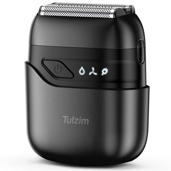 Electric Razor, Upgraded Mini Electric Shaver for Men, Foil Shaver for Men with 3 Blade Heads Floating Head IPX7 Waterproof Wet/Dry USB Type C