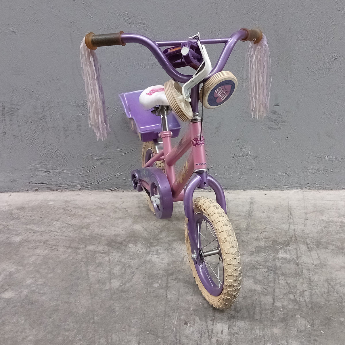 Bicicleta Veloci Reacondicionado Rapunzel Light R16 Rosa