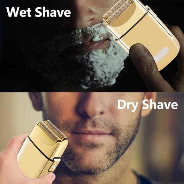 Shave Buddy, Compact Foil Electric Shaver for Face & Body, Maintains 5 O'Clock Shadow, Lightweight & Water Resistant, 1 Count