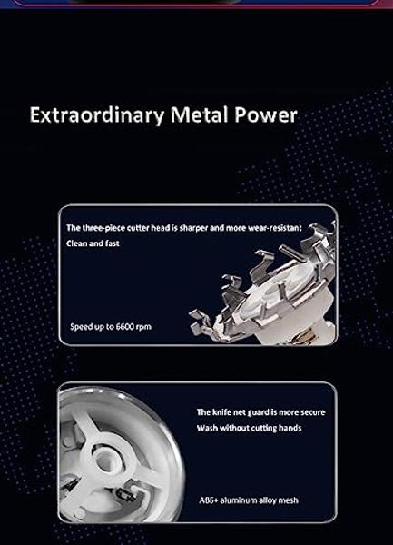 Electric Razor for Men, Waterproof Foil Shaver, with Beard Trimmer and Body Groomer, Rechargeable, Charging Stand Included Electric Shaver shavers for Men Razors，