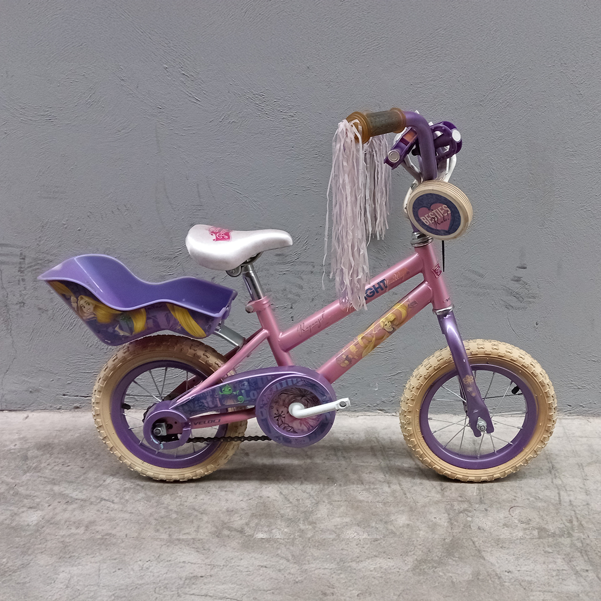Bicicleta Veloci Reacondicionado Rapunzel Light R16 Rosa