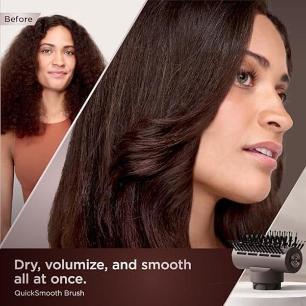 Shark SpeedStyle Pro Flex Professional Performance High-Velocity Hair Dryer System with Scalp Shield & IQ Speed Styling and Drying Suite, Lightweight, Ionic, No Heat Damage, Mocha 