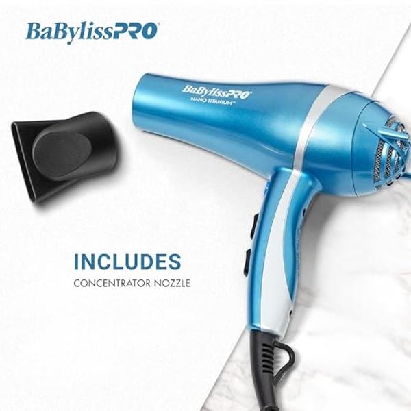 INFINITIPRO by CONAIR Hair Dryer with Diffuser | Salon Performance AC Motor Blow Dryer | Includes Diffuser, Concentrator and Bonus Blow-Out Brush | Orange | Packaging May Vary