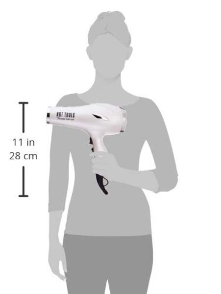 Hot Tools Pro Artist 2400 Turbo Ceramic + Ionic Hair Dryer | Fast Dry, Lightweight