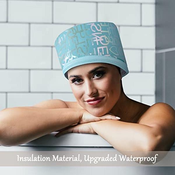Hair Steamer for Natural Hair Home Use, Heat Cap for Deep Conditioning with Adjustable 2 Modes, and Intelligent Protection Black Hair Women for Scalp Treatment Spa Hair Care, Bronz