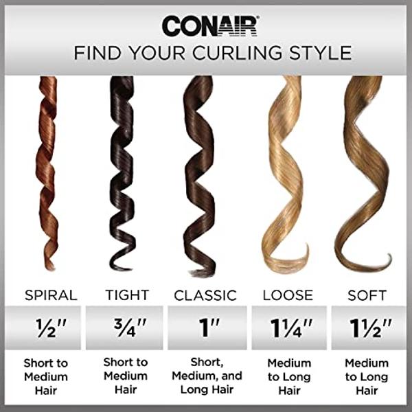 INFINITIPRO BY CONAIR 1 3/4-inch Curling Iron, 1 3/4 inch barrel produces voluminous curls – for use on medium and long hair, CD1009