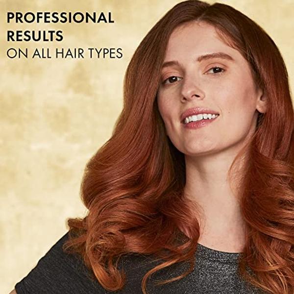 CHI Spin N Curl, Curling Iron For Healthy & Shiny Effortless Curls & Waves, Provides Preset Temperature Settings For Each Hair Texture, Rose Gold