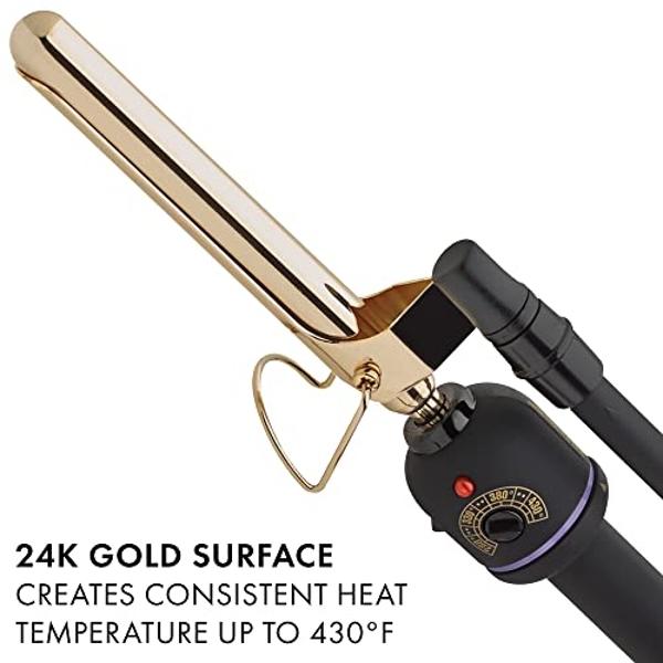 Lanvier 1 1/2 Inch Curling Iron 1.5" Barrel Curling for Medium & Long Hair with Soft and Relax Curls, Up to 450°F Worldwide Voltage (100-240V) Hair Curler for Traveling, Hair Wavin