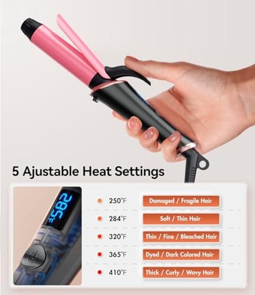 INFINITIPRO BY CONAIR 1 3/4-inch Curling Iron, 1 3/4 inch barrel produces voluminous curls – for use on medium and long hair, CD1009