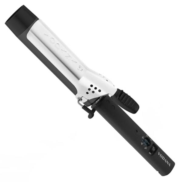 5 in 1 Curling Iron Curling Wand, Curling Iron Set with A Thermal Brush, A 3-Barrel Hair Crimper Iron, 3 Ceramic Curling Irons (0.35 "-1.25"), 2 Temps 30S Fast Heat Hair Curler Wav