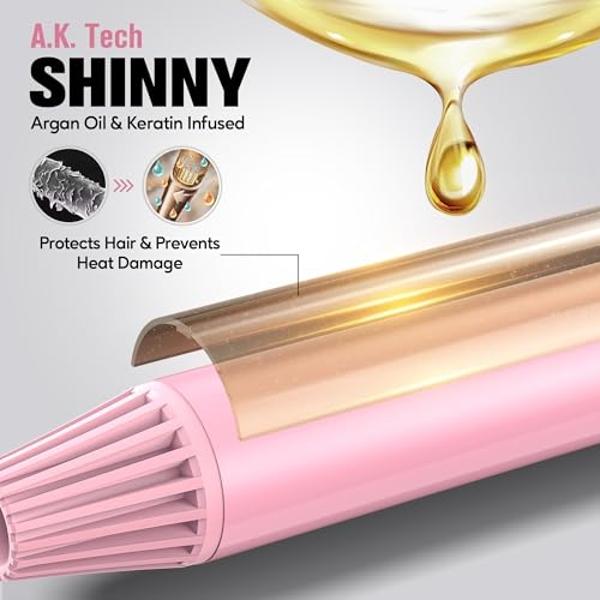 BaBylissPRO Nano Titanium Spring Curling Iron, 1.25" Professional Spring Hair Curler for Long Lasting Curls & All Hair Types