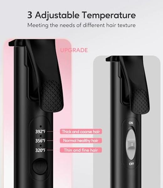 Revlon Perfect Heat Triple Ceramic Curling Brush Iron | for Silky Smooth Wave Curls (3/4 in)