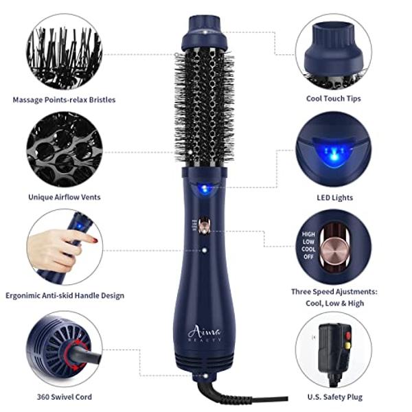 CHI Spin N Curl, Curling Iron For Healthy & Shiny Effortless Curls & Waves, Provides Preset Temperature Settings For Each Hair Texture, Rose Gold