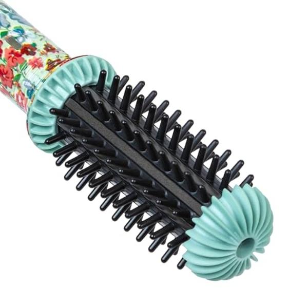 CALISTA GoGo Mini Heated Round Brush | Curl, Touch-Up, De-Frizz, and Style Hair with the Mini 7” Styling Tool | Heats to 365°F | Perfectly Designed Travel Tool | Dual Voltage (Retr