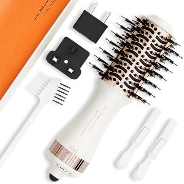 Hot Tools Pro Artist Hot Air Styling Brush | Style, Curl and Touch Ups (3/4”), Black