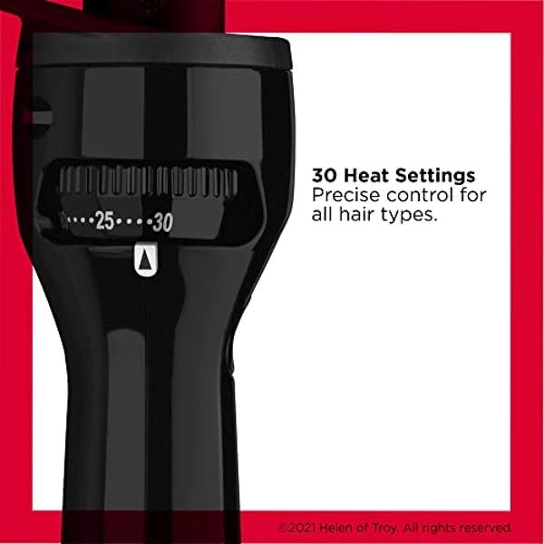 Revlon Perfect Heat Triple Ceramic Curling Brush Iron | for Silky Smooth Wave Curls (3/4 in)