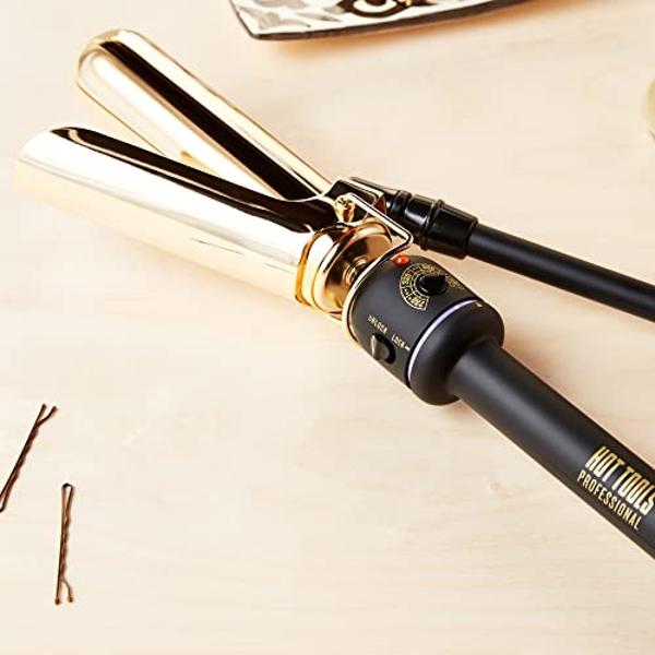 Hot Tools Pro Artist 24K Gold Marcel Iron | Long Lasting Curls, Waves (1-1/2 in)